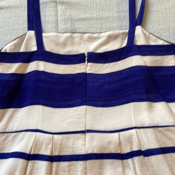 LOFT Blue and White Striped Dress - Picture 3 of 4